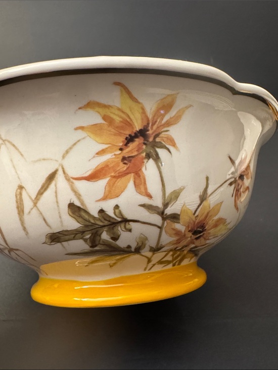 Potter's Studio Other - NWOT 2pc POTTER'S STUDIO Scalloped Stoneware  Fall Turkey Serving Bowl -8"x3.5"D